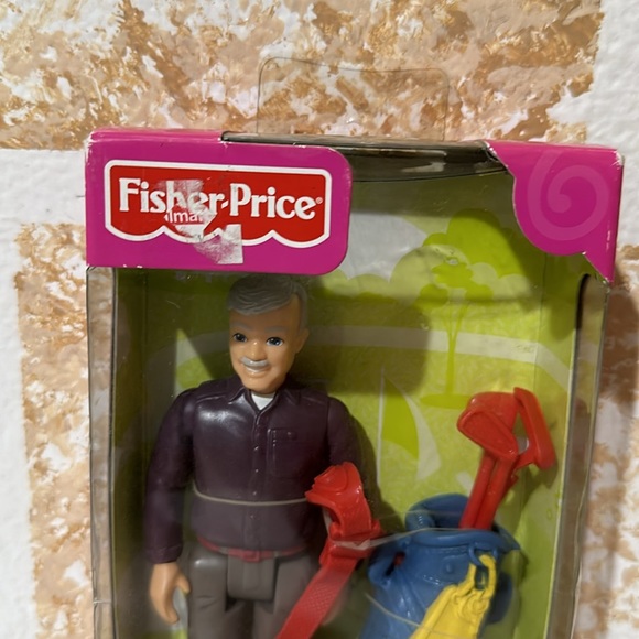 NIB RETIRED 2011 Fisher Price Loving Grandpa Golf Bag - Picture 3 of 9